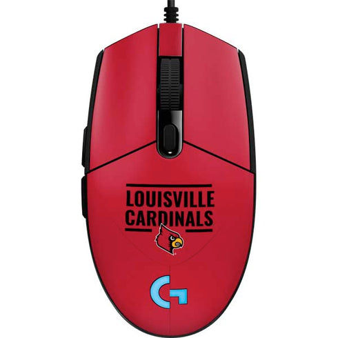 University of Louisville Cardinals Striped G203 Prodigy RGB Wired Gaming Mouse Skin
